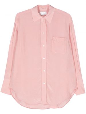 Koszula Victoria Beckham różowa