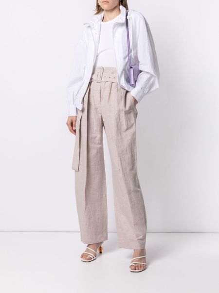 Pantalon taille haute Low Classic violet