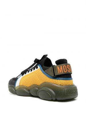 Sneakersy sznurowane koronkowe Moschino