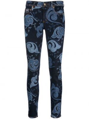 Дънки skinny fit Versace Jeans Couture синьо