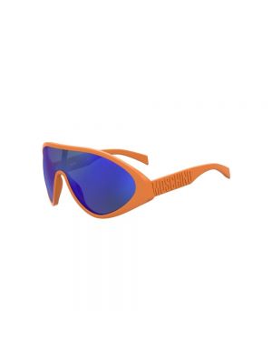 Okulary przeciwsłoneczne Moschino pomarańczowe