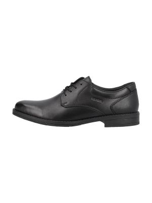 Pantofi cu șireturi Rieker negru
