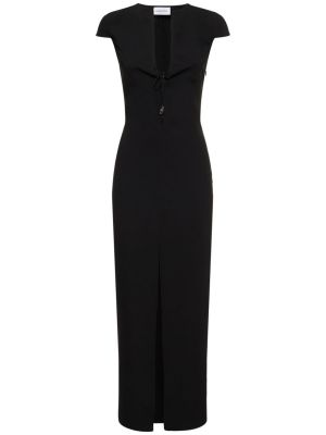 Midi haljina kratki rukavi od krep 16arlington crna