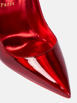 Kožne salonke od lakirane kože Christian Louboutin crvena