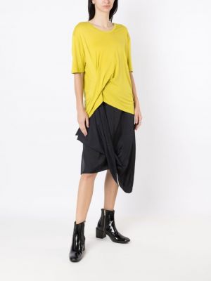 Asimetriškas modalinis marškinėliai Uma | Raquel Davidowicz žalia