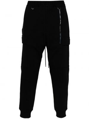Pantalon cargo slim avec poches Mastermind Japan noir