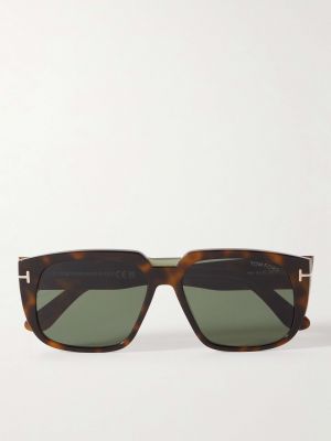 Коричневые очки солнцезащитные Tom Ford Eyewear