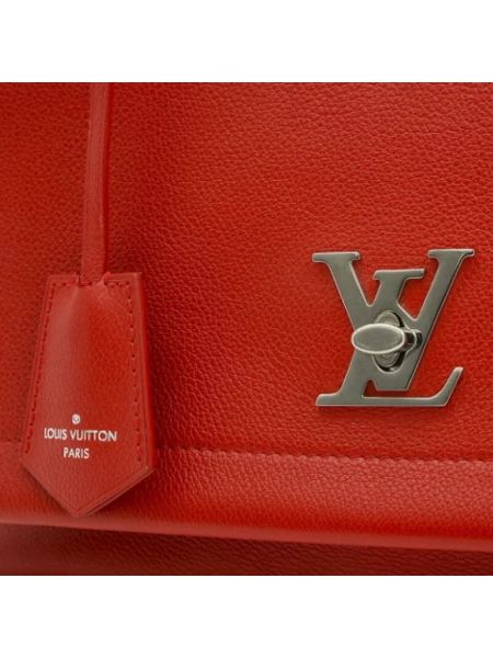 Bolsa de cuero retro Louis Vuitton Vintage rojo