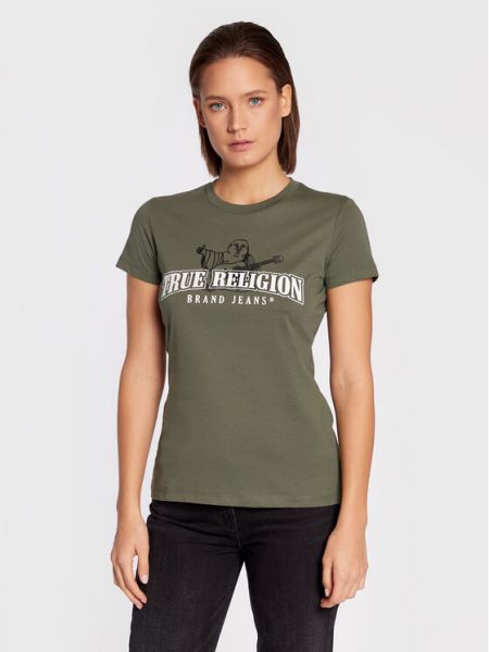 Koszulka True Religion zielona
