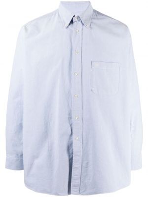 Camicia con bottoni di piuma Burberry Pre-owned blu