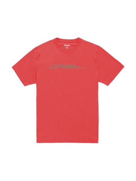 T-shirt aus baumwoll mit print Refrigiwear rot