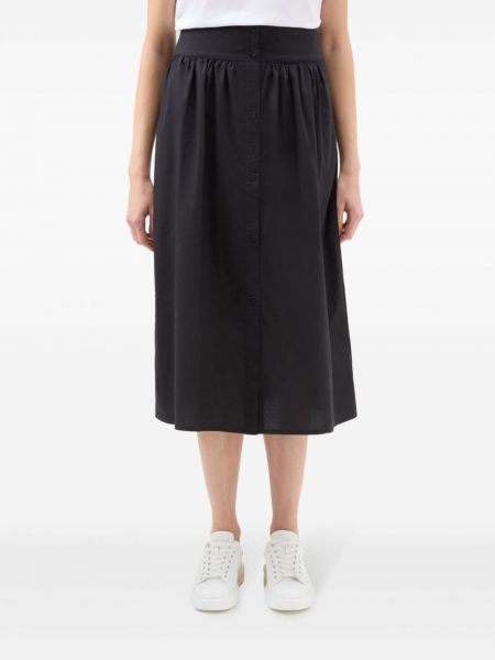 Bavlněné sukně Woolrich černé
