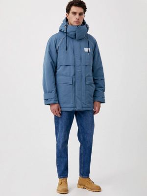 Утепленная демисезонная куртка Finn Flare голубая