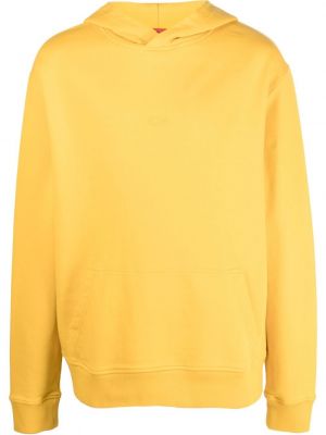 Medvilninis džemperis su gobtuvu 424 geltona