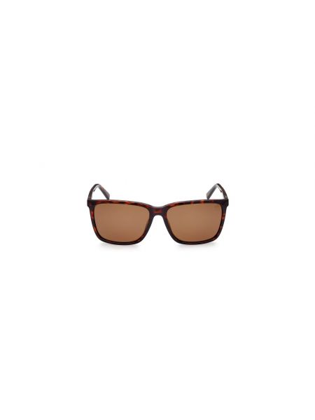 Okulary przeciwsłoneczne Timberland brązowe