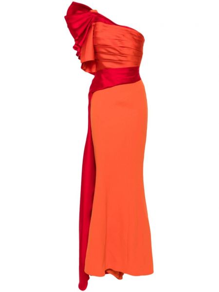 Draperet kjole Gaby Charbachy orange