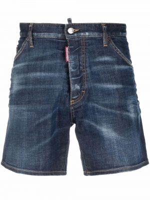Shorts di jeans Dsquared2 blu