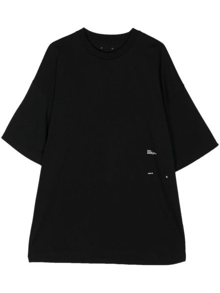 Bavlněné tričko s potiskem Oamc černé