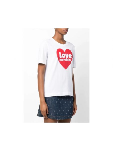 T-shirt Love Moschino weiß