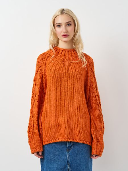 Оранжевый свитер C&a