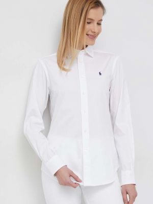 Памучна риза Polo Ralph Lauren бяло
