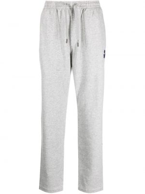Pantaloni di cotone Marant grigio