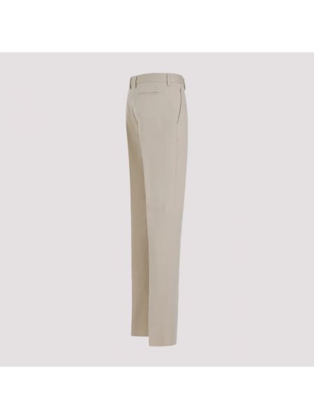 Pantalones de algodón con bolsillos Berluti beige