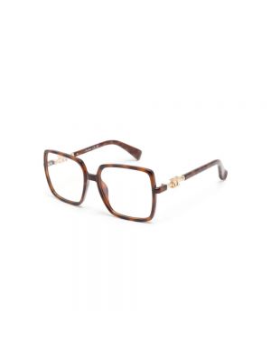 Okulary korekcyjne Max Mara brązowe