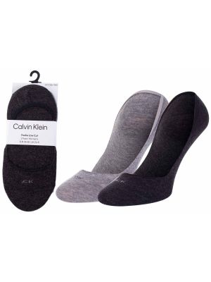 Ponožky so slieňovým vzorom Calvin Klein sivá