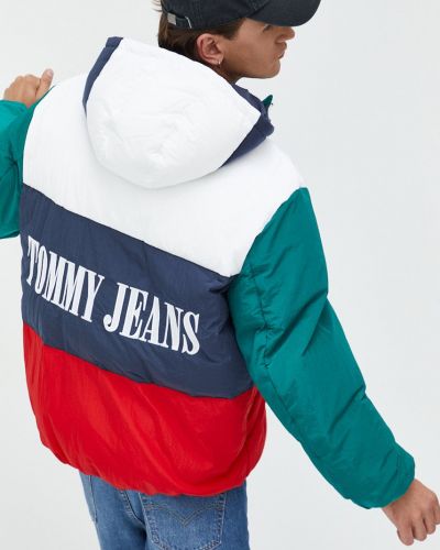 Дънково яке Tommy Jeans бяло