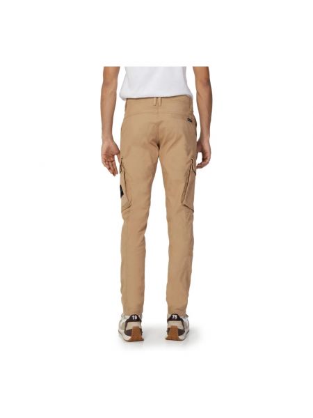 Pantalones con cremallera Calvin Klein Jeans beige