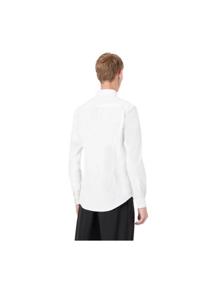 Camisa manga larga slim fit Emporio Armani blanco