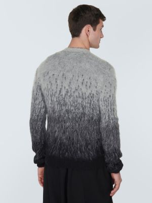Maglione in lana d'alpaca mohair Amiri grigio