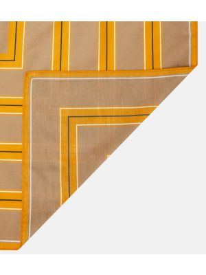 Памучен копринен шал на райета Toteme
