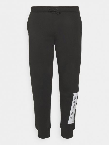 Spodnie sportowe Calvin Klein Jeans Plus czarne