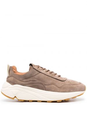 Sneakers di pelle Buttero marrone