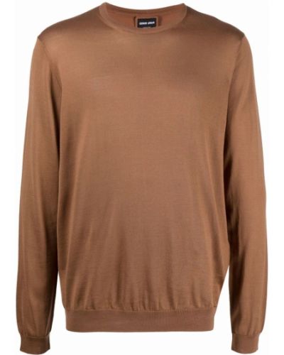 Jersey de tela jersey Giorgio Armani marrón
