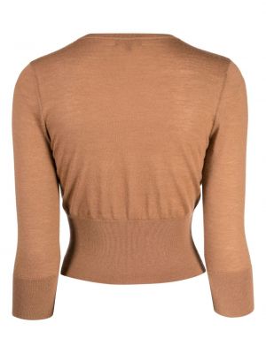 Pull en tricot N.peal marron