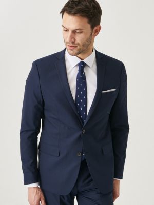 Slim fit ukrojena obleka Altinyildiz Classics modra