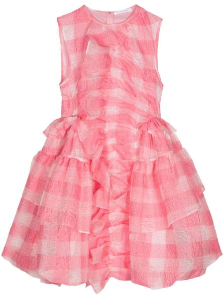 Kleid mit rüschen Cecilie Bahnsen pink