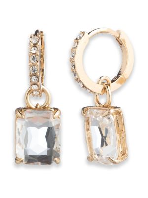 Σκουλαρίκια με διαφανεια Lauren Ralph Lauren χρυσό