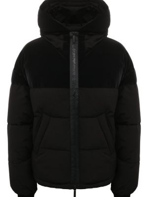 Утепленная куртка Emporio Armani черная
