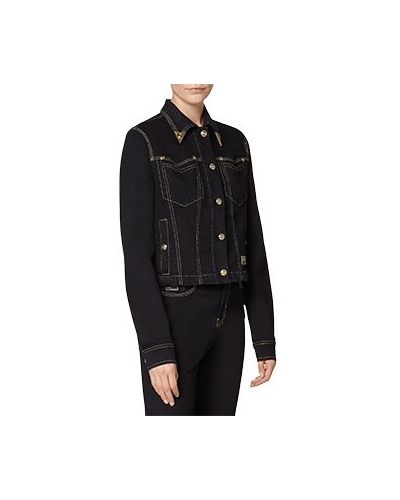 Джинсовая куртка Versace Jeans Couture, черная