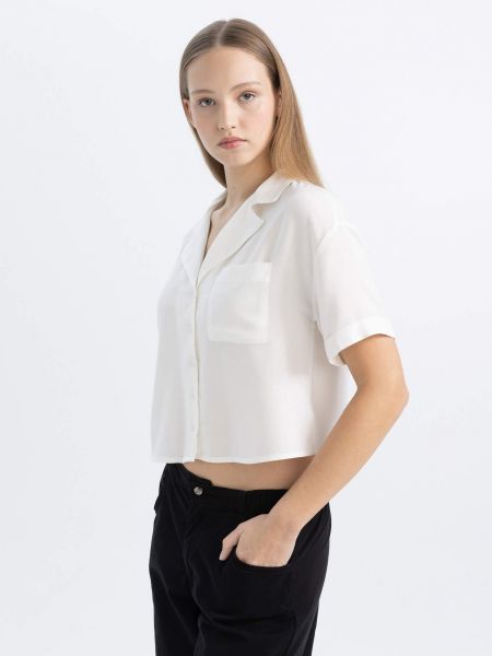 Oversized πουκάμισο με κοντό μανίκι Defacto