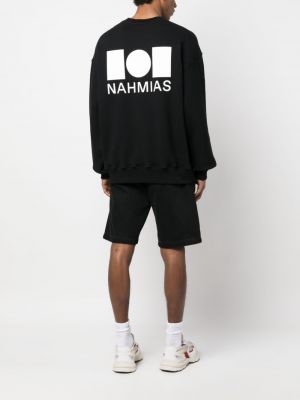 Sweatshirt aus baumwoll mit print Nahmias schwarz