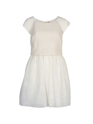 Mini šaty Naf Naf bílé