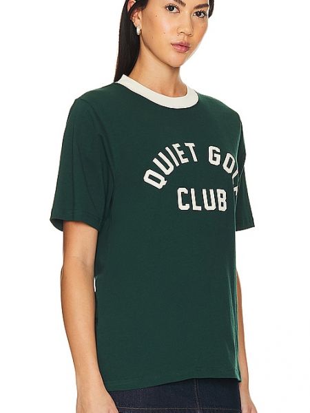 T-shirt Quiet Golf verde