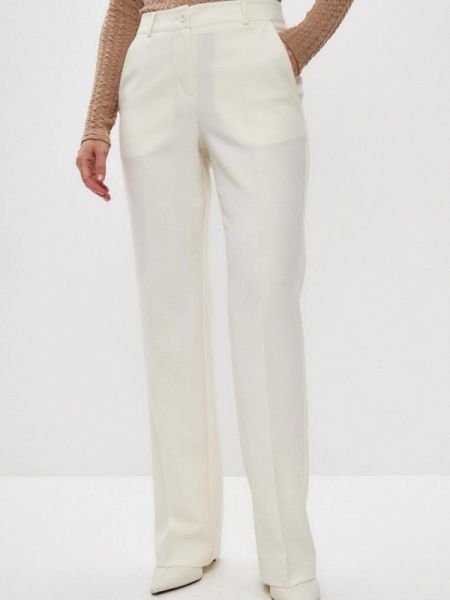 Прямые брюки Noele Boutique белые