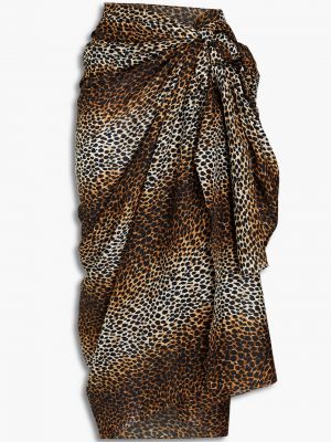 Pareo bawełniany z printem Dolce And Gabbana