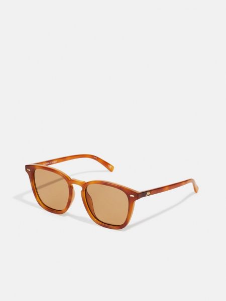 Okulary przeciwsłoneczne Le Specs brązowe